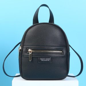 Blue Tumbled Leather Backpack  |  Mens Bags & Backpacks Accessories Bags & Backpacks