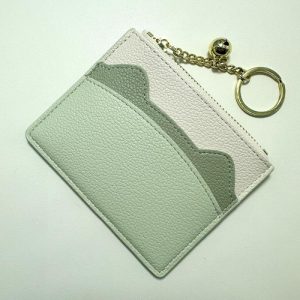 Light Blue Saffiano Leather Coin Pocket  |  Mens|Womens Small Leather Goods Accessories Mens