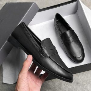 Men’s Black Leather Carlo Loafer  |  Mens Loafers Loafers Loafers