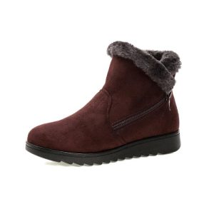 Men’s Blue Suede Lace-Up Boot With Fur  |  Mens Boots Boots Boots