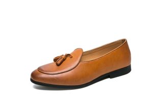 Men’s Brown Leather Andrea Tassel Loafer  |  Mens Loafers Loafers Loafers