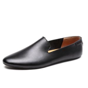 Men’s Brown Leather Slipper  |  Mens Slippers Mens Mens