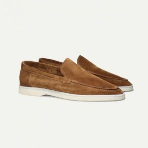 Men’s Brown Tumbled Nubuck Loafer  |  Mens Loafers Loafers Loafers