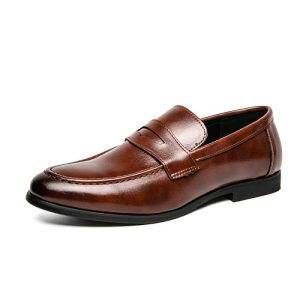 Men’s Burgundy Leather Carlo Loafer  |  Mens Loafers Loafers Loafers