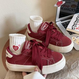 Men’s Burgundy Suede Double Buckle Sneaker  |  Mens Sneakers Mens Mens