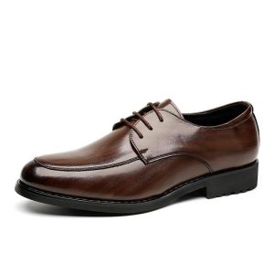 Men’s Dark Brown Leather Derby Shoe  |  Mens Lace-Ups Lace-Ups Lace-Ups