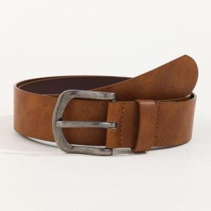 Men’s Grey Suede Adjustable Belt  |  Mens Belts Accessories Belts