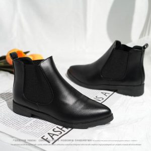 Men’s Polished Black Leather Chelsea Boot  |  Mens Boots Boots Boots