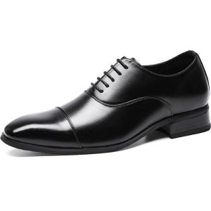 Men’s Polished Black Leather Oxford Shoe  |  Mens Lace-Ups Lace-Ups Lace-Ups