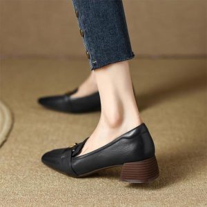 Women’s Brown Nappa Leather Andrea Tassel Loafer  |  Womens Flats Shoes Flats Shoes Flats Shoes