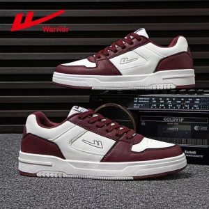 Women’s Burgundy Leather Double Buckle Sneaker  |  Womens Sneakers Shoes Sneakers