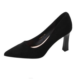 Women’s Pink Suede Mid-Heel Pump  |  Womens Pumps & Heels Shoes Pumps & Heels