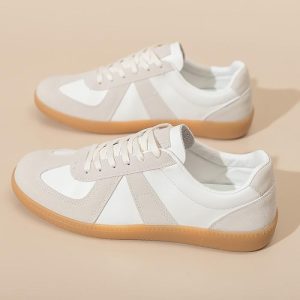 Women’s White Tumbled Leather Dbs Oly Sneaker  |  Womens Sneakers Shoes Sneakers