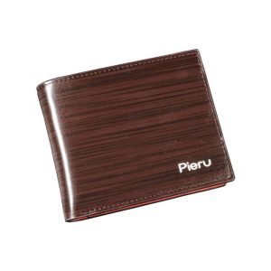 Brown Embossed Leather Wallet  |  Mens|Womens Small Leather Goods Accessories Mens