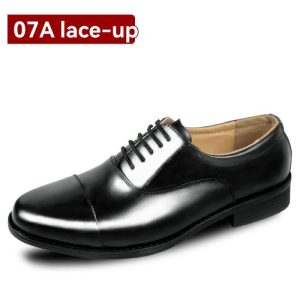 Men’s Polished Black Leather Oxford Shoe  |  Mens Lace-Ups Lace-Ups Lace-Ups